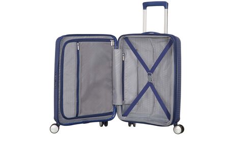 Wewnętrzna organizacja z dodatkową kieszenią zapinaną na suwak