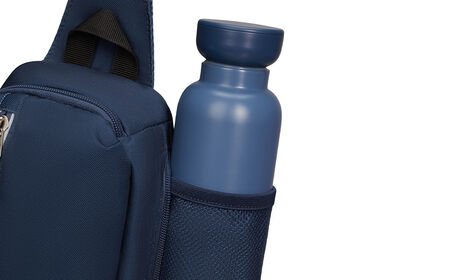 Zipped pocket bottle holder