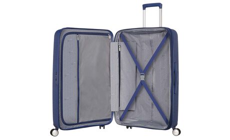 Wewnętrzna organizacja z dodatkową kieszenią zapinaną na suwak