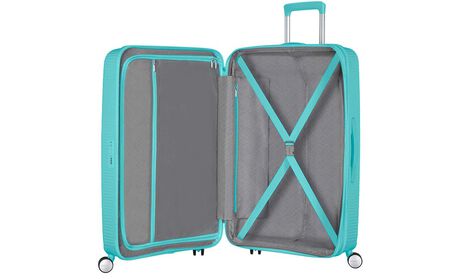 Wewnętrzna organizacja z dodatkową kieszenią zapinaną na suwak