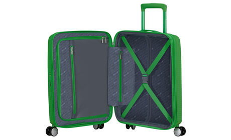 Wewnętrzna organizacja z dodatkową kieszenią zapinaną na suwak