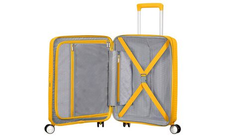 Wewnętrzna organizacja z dodatkową kieszenią zapinaną na suwak