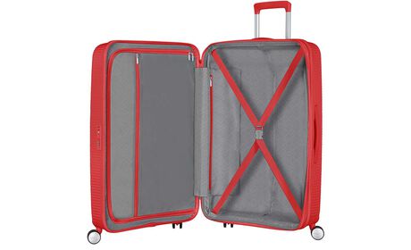 Wewnętrzna organizacja z dodatkową kieszenią zapinaną na suwak