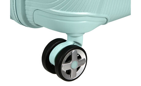 Shock absorbing double wheels