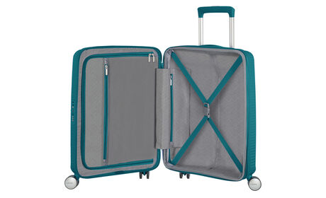 Wewnętrzna organizacja z dodatkową kieszenią zapinaną na suwak