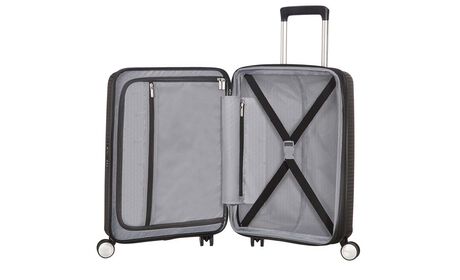 Wewnętrzna organizacja z dodatkową kieszenią zapinaną na suwak