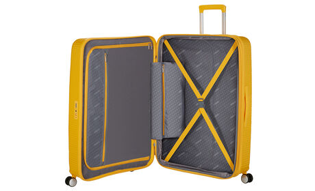 Wewnętrzna organizacja z dodatkową kieszenią zapinaną na suwak