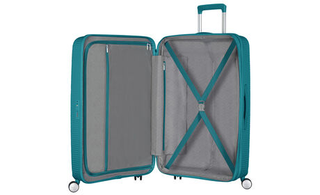 Wewnętrzna organizacja z dodatkową kieszenią zapinaną na suwak