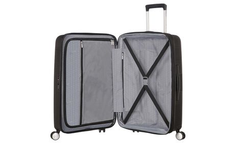 Wewnętrzna organizacja z dodatkową kieszenią zapinaną na suwak