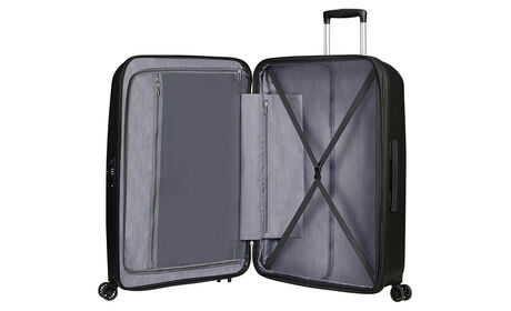 Wewnętrzna organizacja z dodatkową kieszenią zapinaną na zamek błyskawiczny