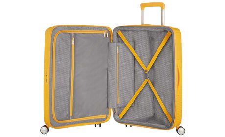 Wewnętrzna organizacja z dodatkową kieszenią zapinaną na suwak