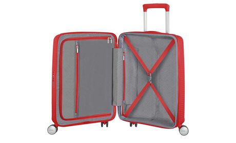 Wewnętrzna organizacja z dodatkową kieszenią zapinaną na suwak