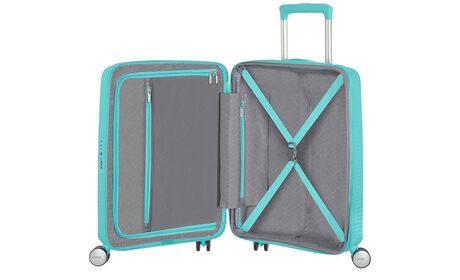 Wewnętrzna organizacja z dodatkową kieszenią zapinaną na suwak