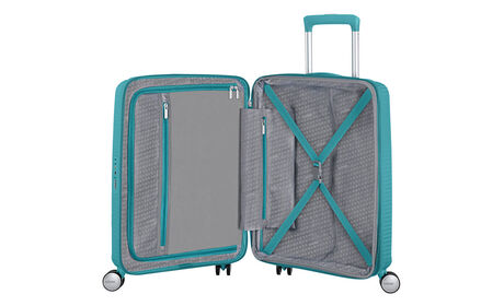 Wewnętrzna organizacja z dodatkową kieszenią zapinaną na suwak