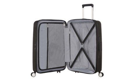 Wewnętrzna organizacja z dodatkową kieszenią zapinaną na suwak