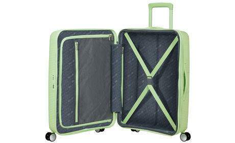 Wewnętrzna organizacja z dodatkową kieszenią zapinaną na suwak