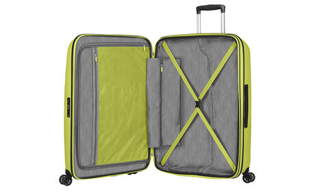 Wewnętrzna organizacja z dodatkową kieszenią zapinaną na zamek błyskawiczny