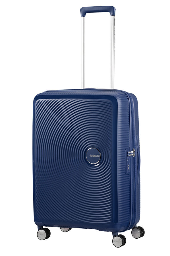 American Tourister Soundbox Spinner Expandable 67cm Głęboki Grafit
