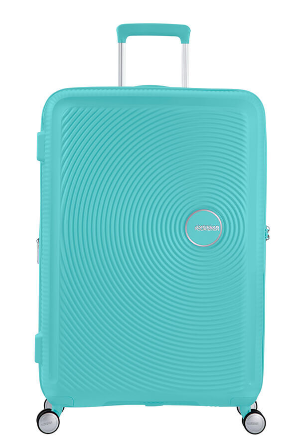 American Tourister Soundbox Spinner TSA Expandable 77cm  Poolside Blue