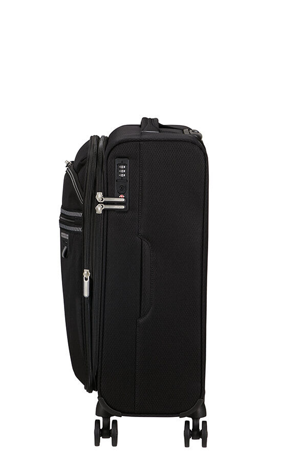 American Tourister Aerospin Spinner Expandable S  Czarny