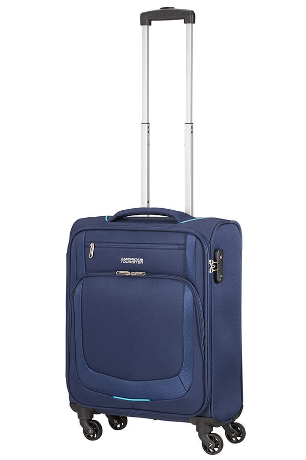 American Tourister Summer Session Spinner TSA 55cm  Dark Blue/Light Blue
