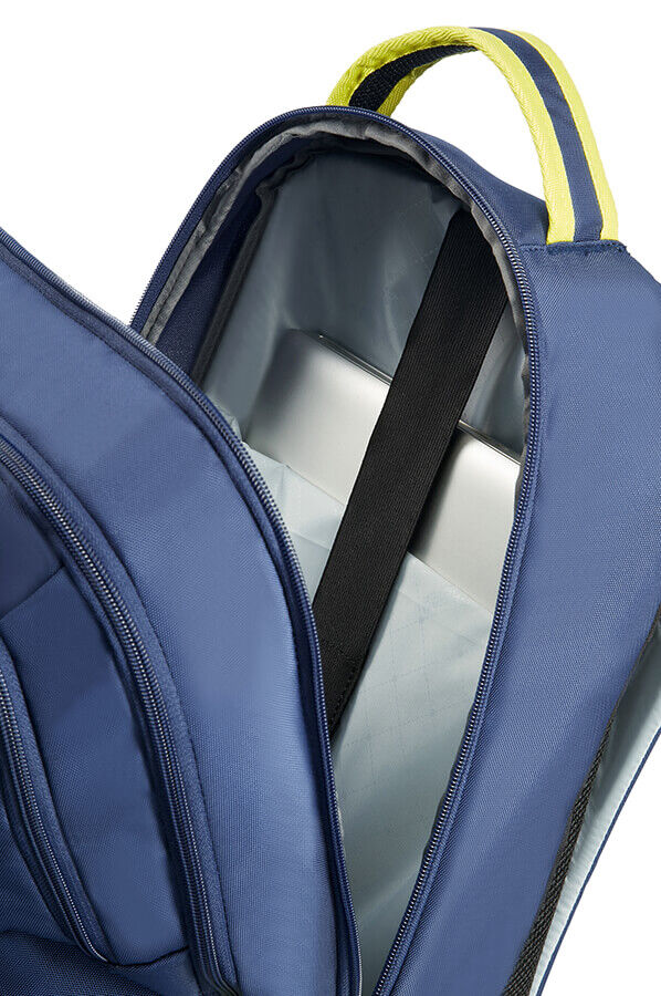 American Tourister Urban Groove Laptop Backpack  15.6inch True Navy/Lime