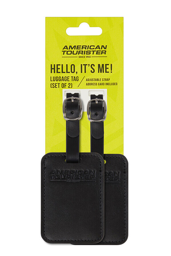 American Tourister American Tourist. Ta Luggage Tag X2  Black