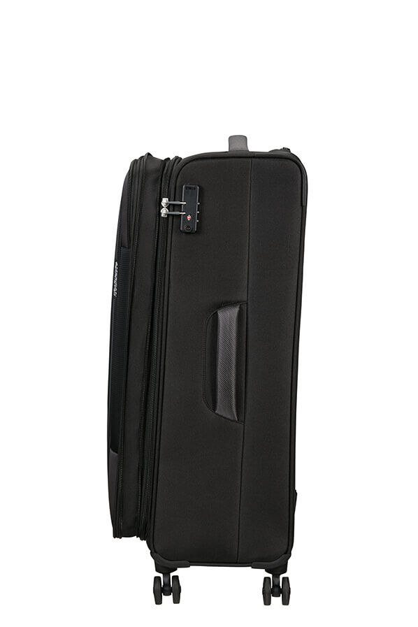 American Tourister Pulsonic Spinner Expandable 81cm  Asphalt Black