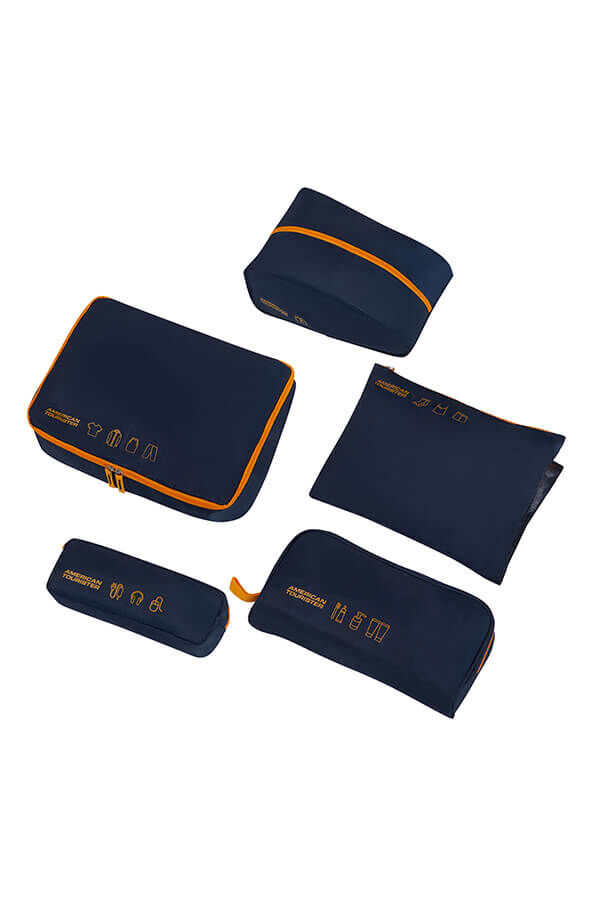 American Tourister American Tourist. Ta Packing Organizers 5Pcs  Navy/Orange