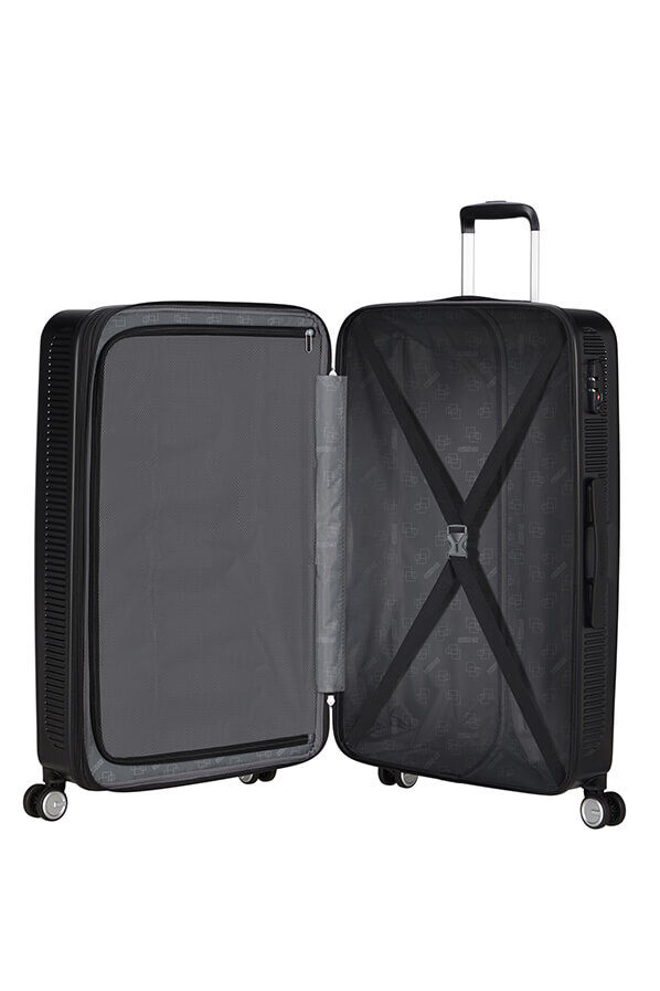 Astrobeam Walizka Duża | American Tourister Astrobeam Spinner EXP TSA 78cm  Storm Black