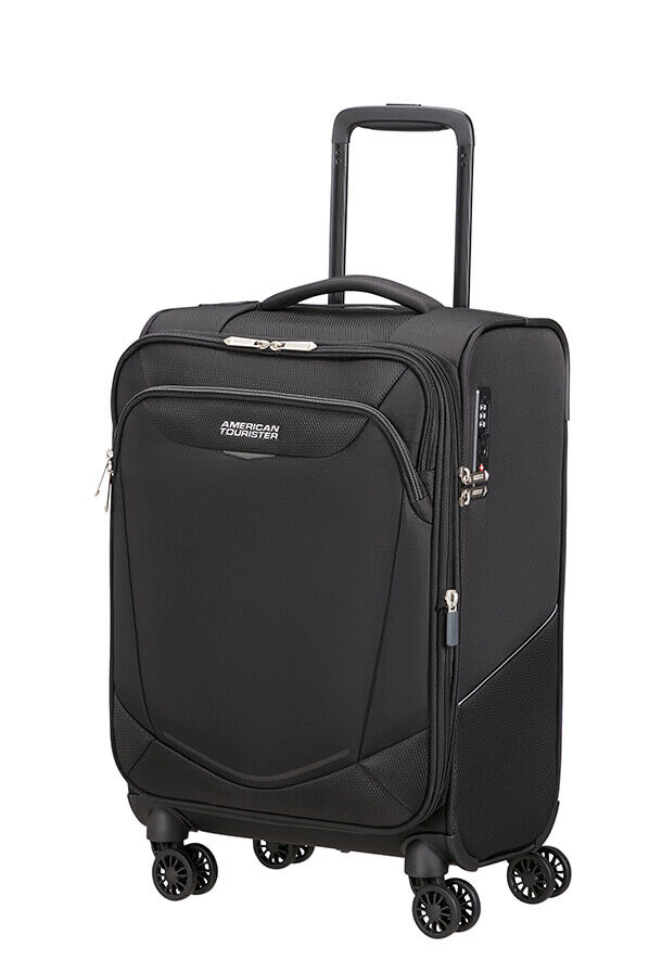 American Tourister SummerRide Spinner Expandable TSA 55cm L35  Czarny