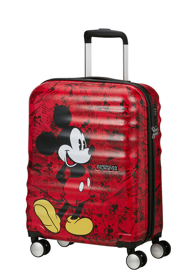 American Tourister Disney Wavebreaker Spinner TSA Disney Fl 55cm  Mickey Comics Red