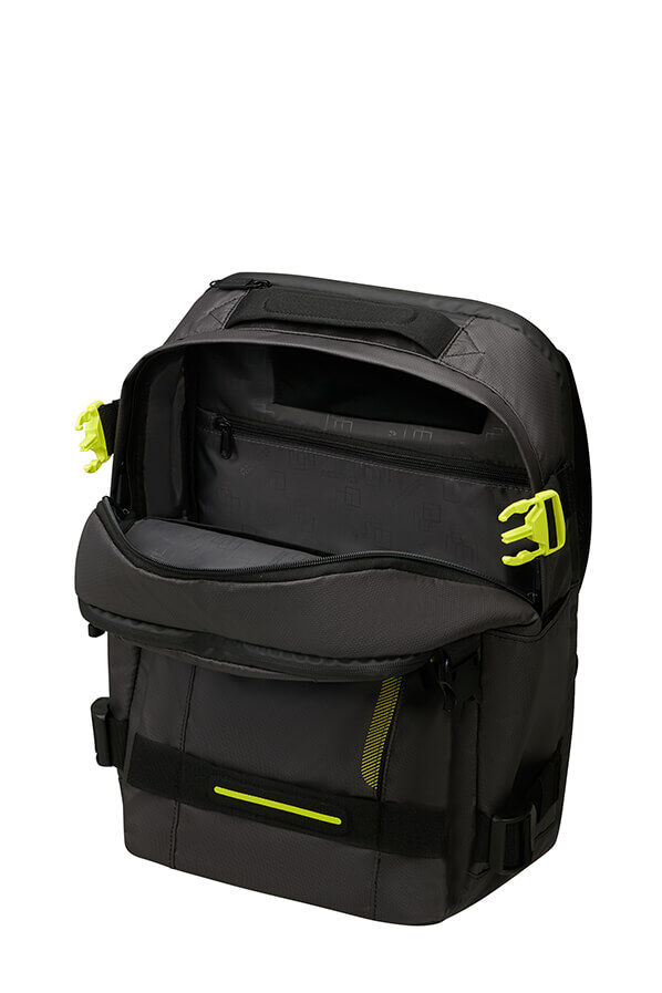 American Tourister Urban Track Laptop Backpack Coated 15.6'  Black/Lime