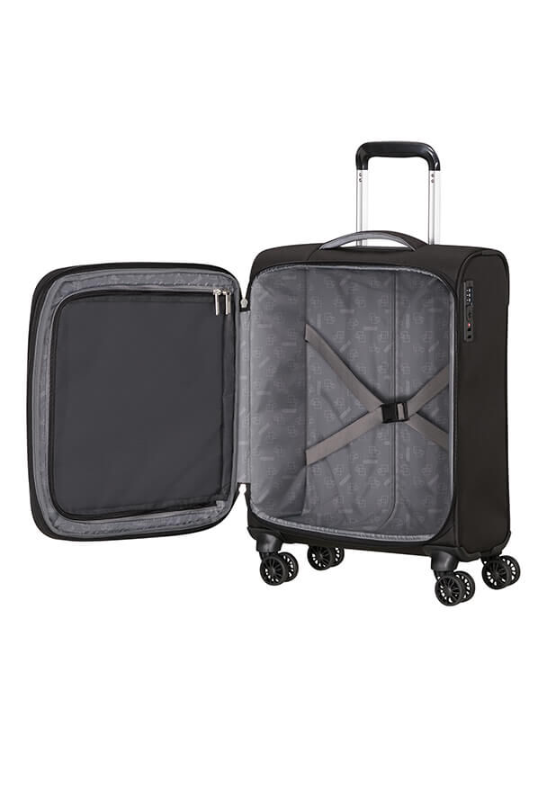 Cloudrider Bagaż podręczny | American Tourister Cloudrider Spinner EXP TSA S  Jet Black