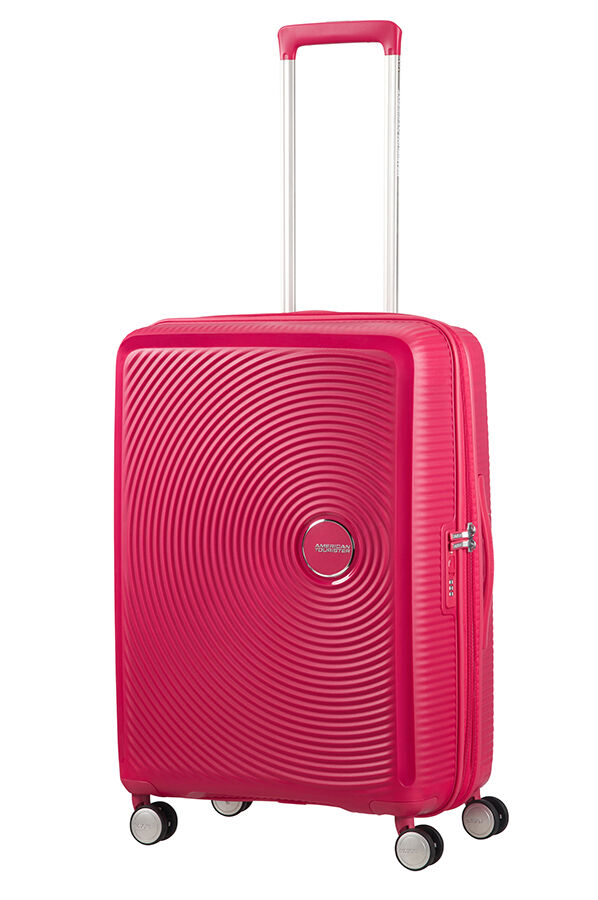 SoundBox Medium Check-in | American Tourister Soundbox Spinner Expandable 67cm Lightning Pink
