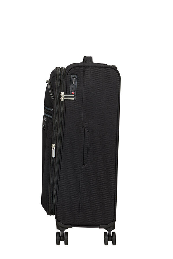 American Tourister Aerospin Spinner Expandable M  Czarny
