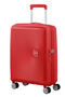 American Tourister Soundbox Spinner Expandable 55cm  Coral Red