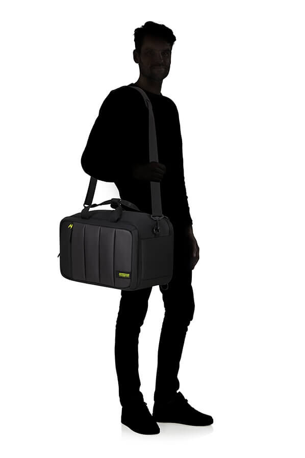 American Tourister Streethero 3-Way Boarding Bag Limited  Black/Lime