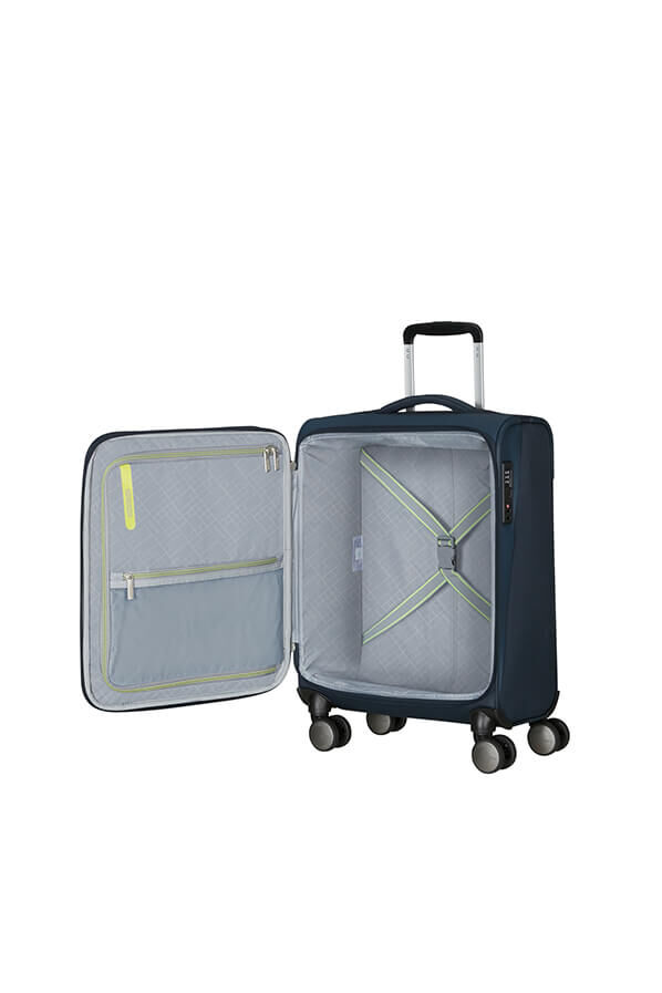 American Tourister Wanderlite Spinner TSA S  Dark Navy