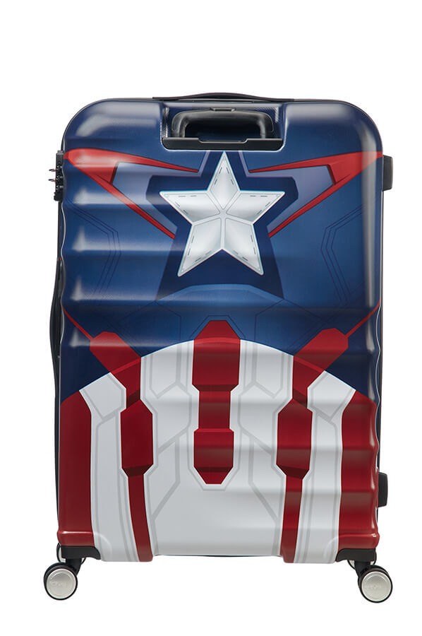 American Tourister Wavebreaker Disney Spinner 77cm  Captain America Close-Up