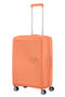 SoundBox Walizka Średnia | American Tourister Soundbox Spinner TSA Expandable 67cm  Cantaloupe