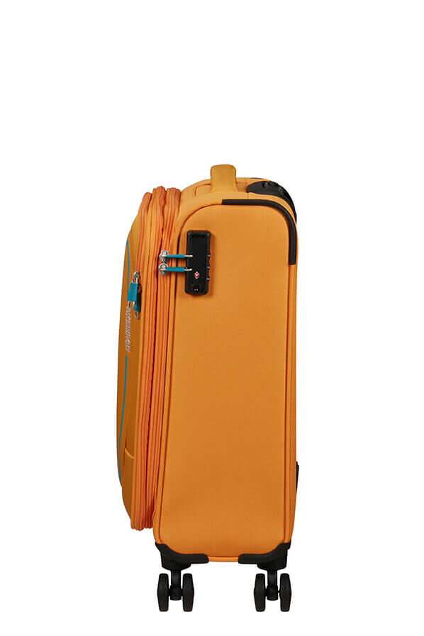 American Tourister Pulsonic Spinner Expandable 55cm  Sunset Yellow