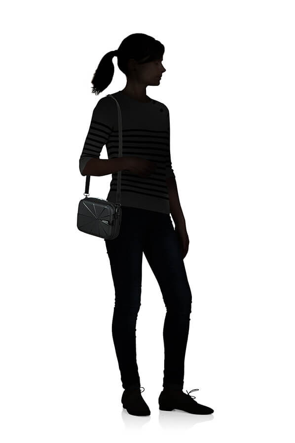 American Tourister StarVibe Cross Over  Czarny