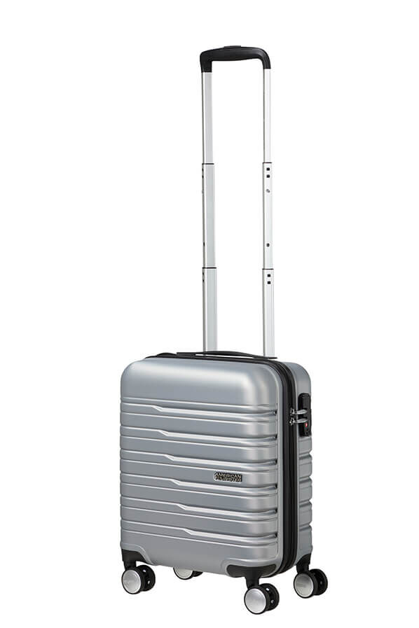 American Tourister Flashline SPINNER UNDERSEATER 45cm  Sky Silver