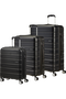American Tourister High Turn 3 PC SET A  Matte Black