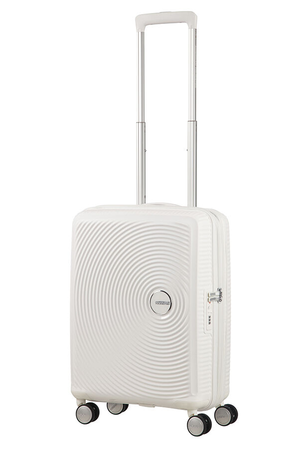 American Tourister Soundbox Spinner poszerzany 55cm Pure White