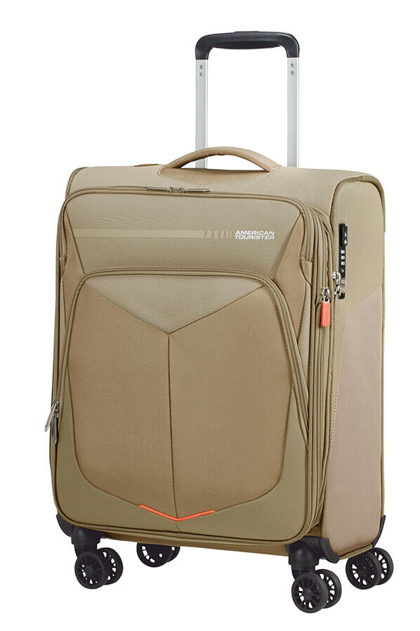 American Tourister Summerfunk Spinner Exp TSA 55cm  Beige