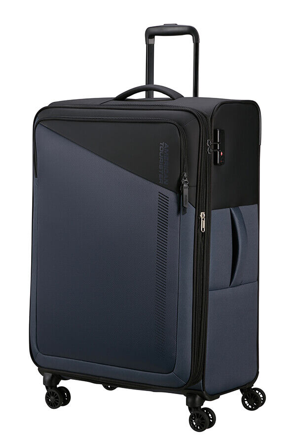 American Tourister Daring Dash Spinner Expandable TSA L  Czarny/Szary
