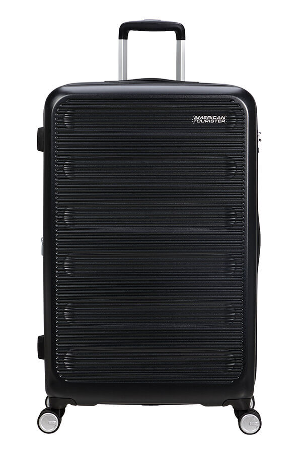 Astrobeam Walizka Duża | American Tourister Astrobeam Spinner EXP TSA 78cm  Storm Black