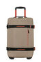 American Tourister Urban Track Duffle with Wheels Coated S  Beige/Orange